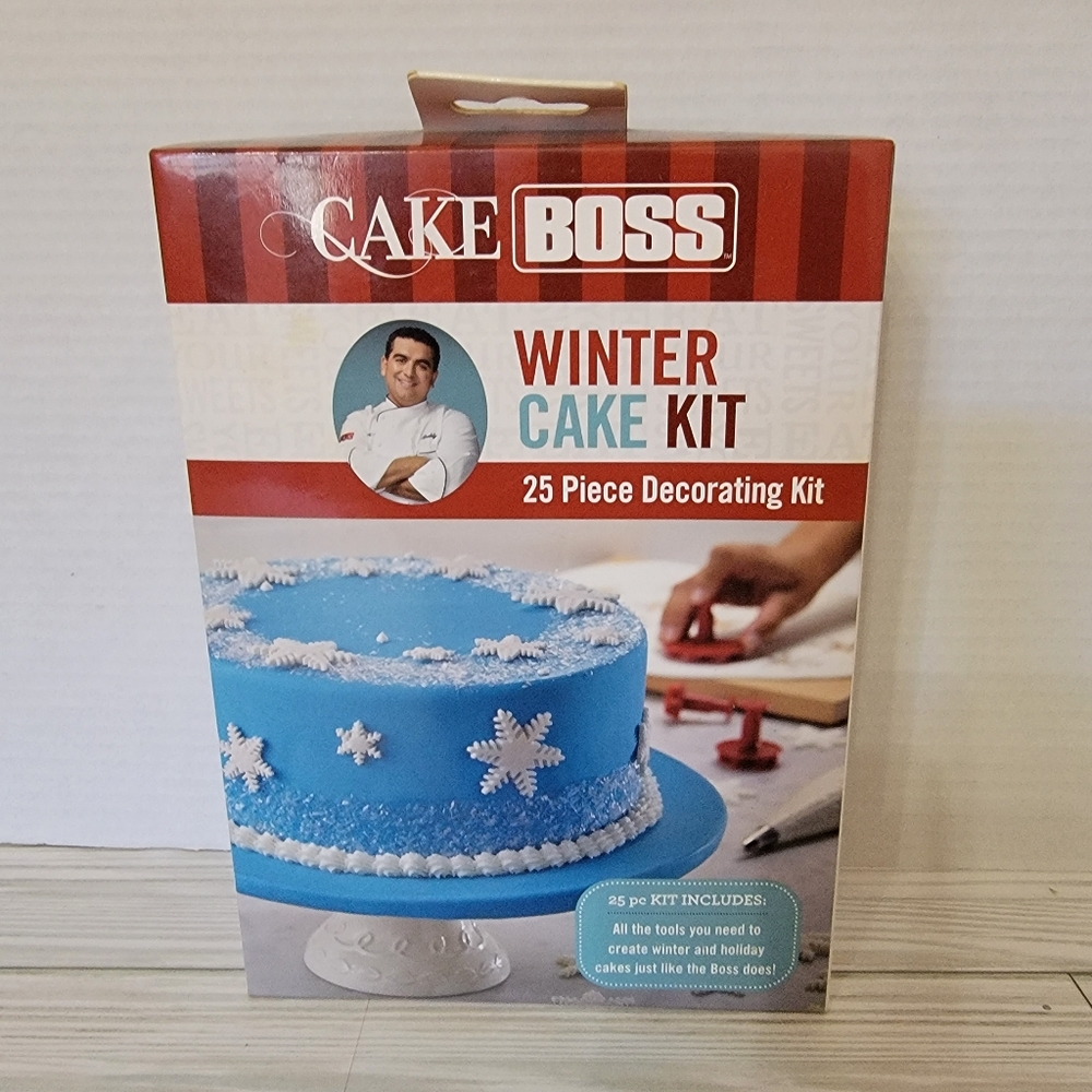 Cake Boss Winter Cake Decorating Kit